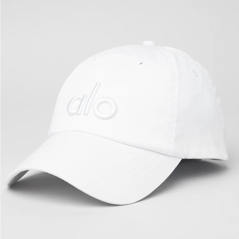 Alo White Baseball Cap